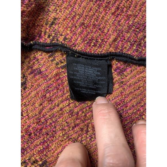 Moth by Anthropologie Paisley Intarsia Boho Cardigan Knit Sweater Size L - Picture 5 of 7